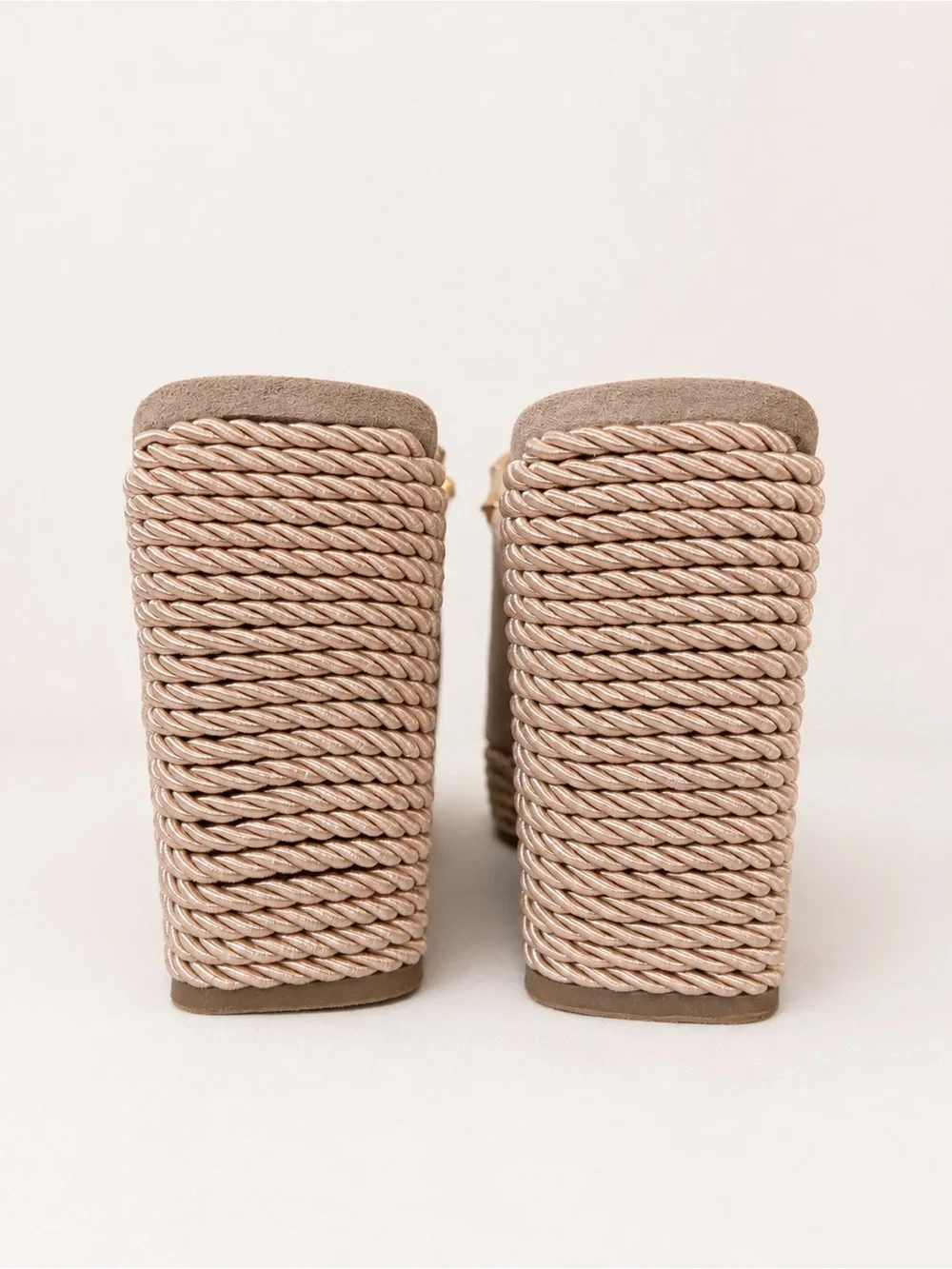 Marc Fisher • Zyme Studded Suede Espadrille Wedges • Size 10